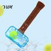 Interactive Squeaky Dog Toys Hammer Toy with Built-in Tennis Ball for Medium And Large Dogs, Enrichment Sound Making Puppy Toys, Durable TPR