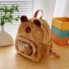 Novelty Plush Backpacks Cartoon Bag With Adjustable Shoulder Strap Cartoon Rucksack Girls School Bag Travel Daypack