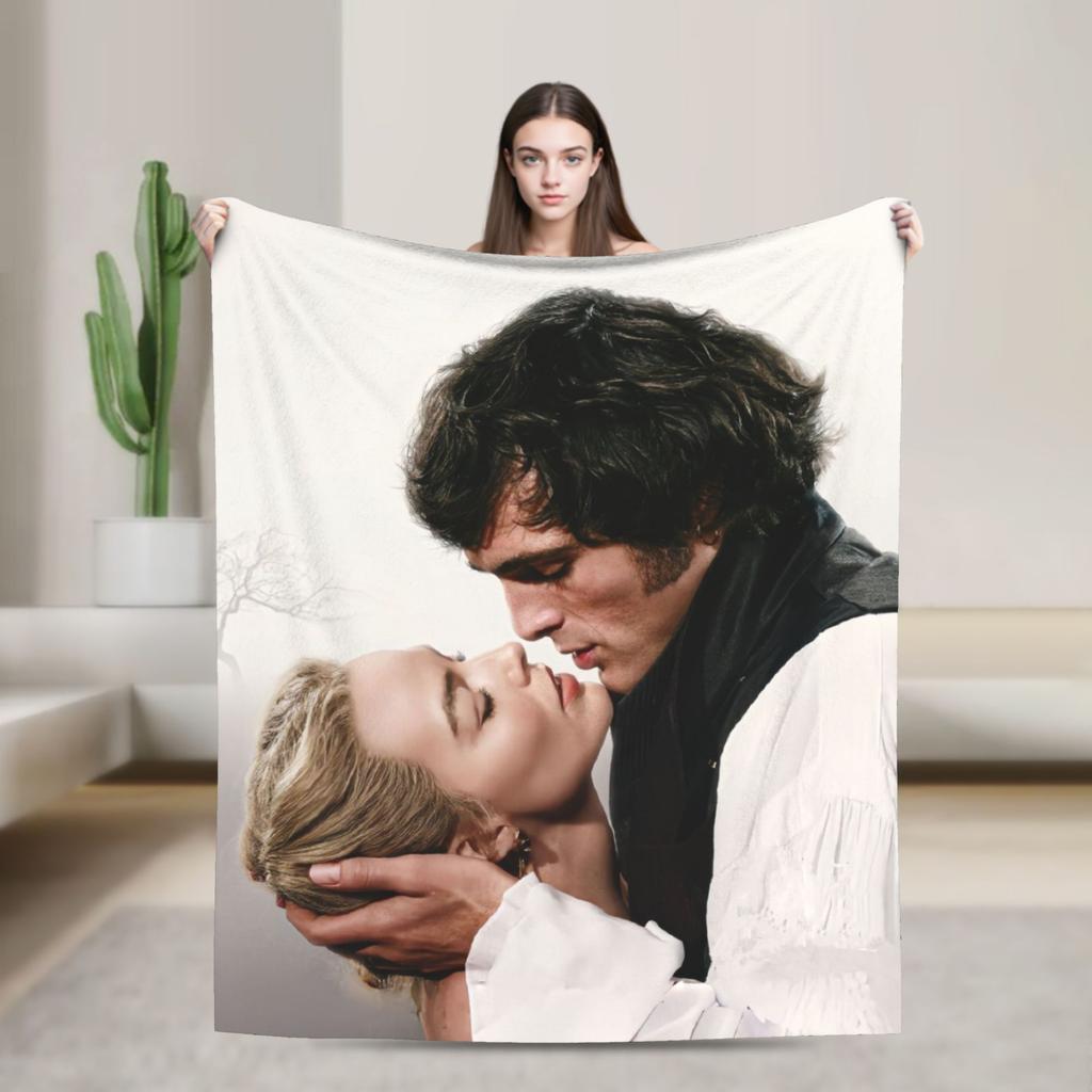 Wuthering Heights 2026 Movie Gift Fashion Blanket For Men Women Ultra Soft Throw Fashion Blankets for Living Room es Multi-size