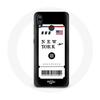 Case for Huawei P20 Lite New York Plane Ticket