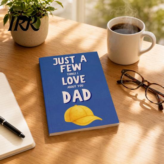 Keepsake Book for Father Fill-in-the-blank Memory Book, Just A Few Things I Love about You Dad Journal, 51 Sentimental Gift Sheets