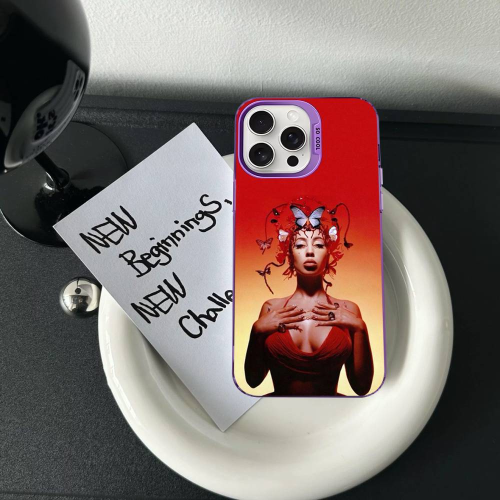 K-Kali U-Uchis Singer Phone Case For iPhone 16 15 14 13 12 11 Pro Max 17 Plus Colorful Cover