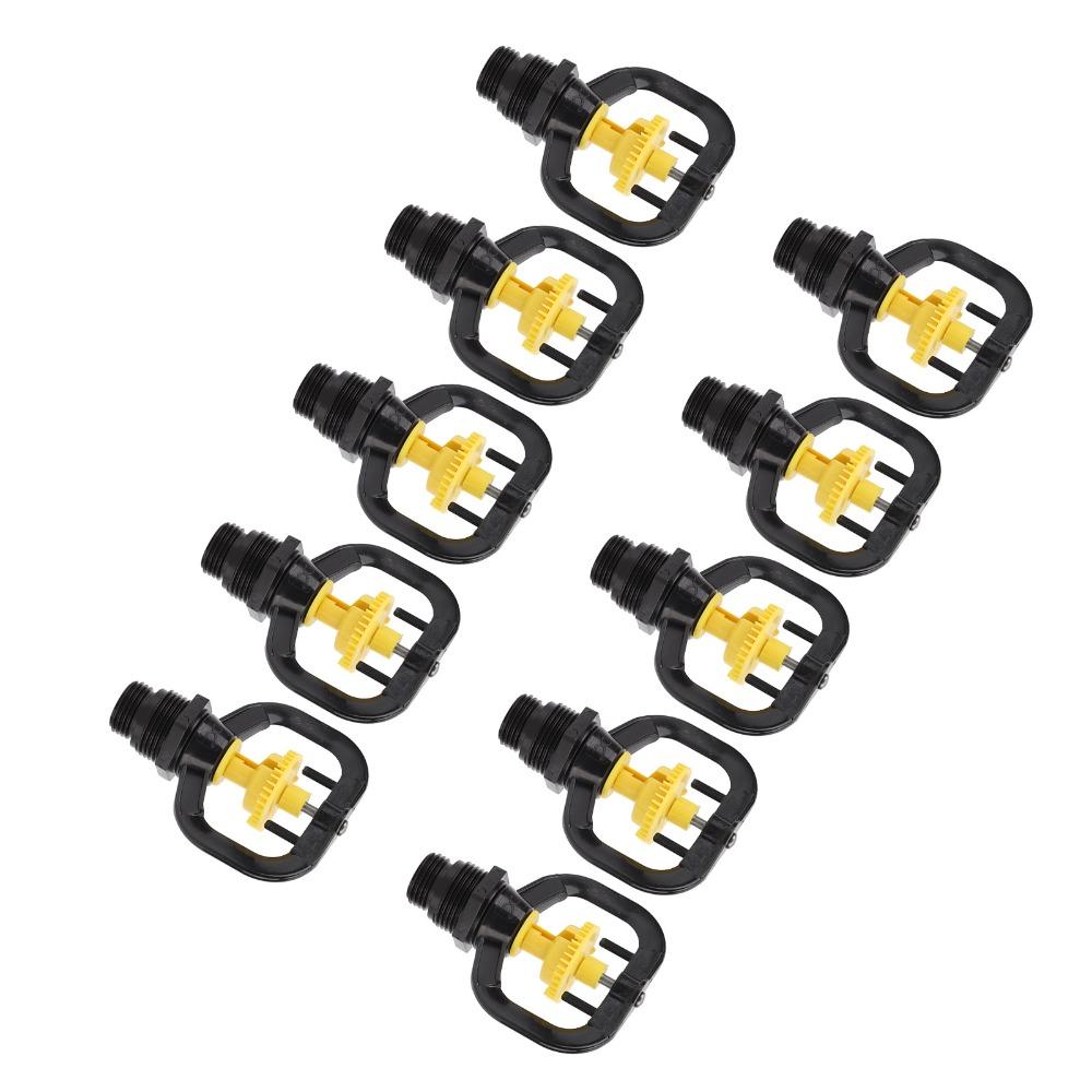 10PCS Lightweight Rotating Irrigation Sprinklers Garden Irrigation Sprinkler Greenhouse Watering