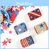 Festive Polyester Independence Day Ribbons With Stars And Stripes For Parties