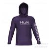 Mens Quick-Dry Hooded Long Sleeve Fishing Shirt With Face Cover UV Protection Outdoor Sportswear Cycling Hiking