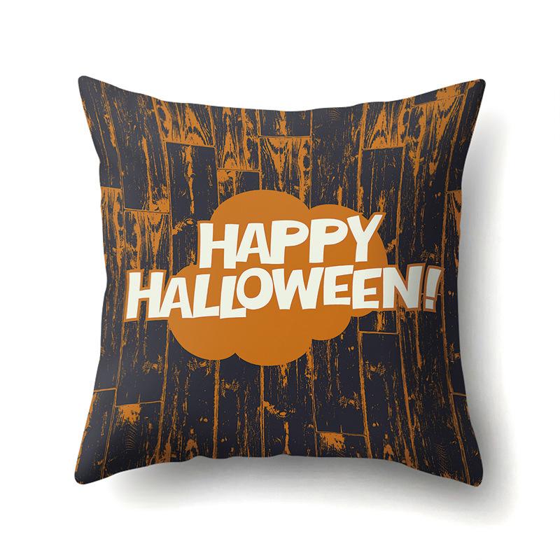 Хэллоуин Наволочка Подушка для поясницы автомобиля Тыква Чехол для диванной подушки Офис Дом Гостиная Наволочка