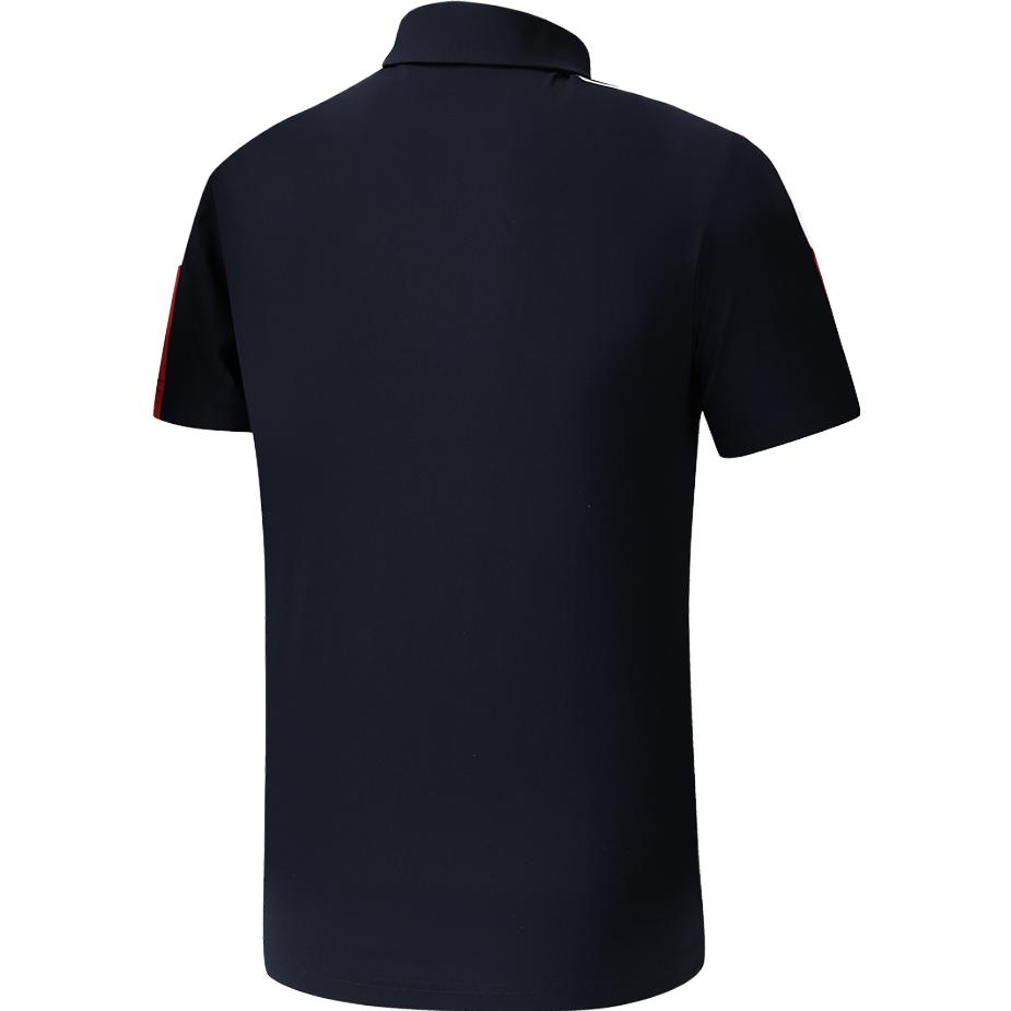 Fila Basic Simple Striped Short Sleeve Polo Shirt Men Polo Shirts Royal-Blue A11M323103FNV