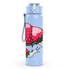 1PC Fresh Strawberry Pattern 750ml Color Plastic Sports Water Bottle Leakproof Flip Straw Lid Suitable for Sports Office Home Use