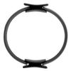 4 Colors Dual Grip Yoga Pilates Ring Resistance Circle for Thighs and Legs Fitness Black