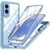 Магнитный водонепроницаемый чехол для телефона для Samsung Galaxy S25 Edge S24 Ultra S23 FE Беспроводная зарядка Взрывозащитная пленка Полное покрытие 360°