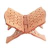 Elegant Wood Book Stand for Sacred Texts Perfect for Geeta, Quran, Bible, Guru Granth Sahib, and Prayer Books Medium, Brown 38.1 Cm