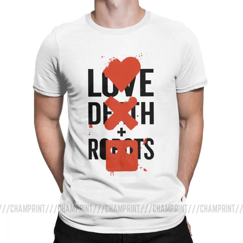 Крутая футболка Love Death And Robots Футболка Большого Фаната Хэви-метал Научная фантастика