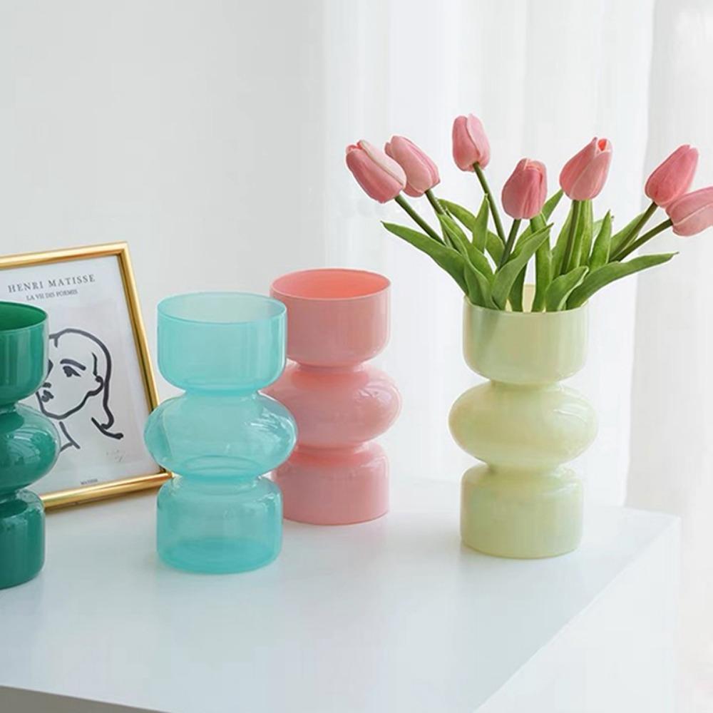 Орнамент Растение Настольная Стеклянная Ваза для Цветов Бутылка для Цветов Гидропоника Декоративная Ваза