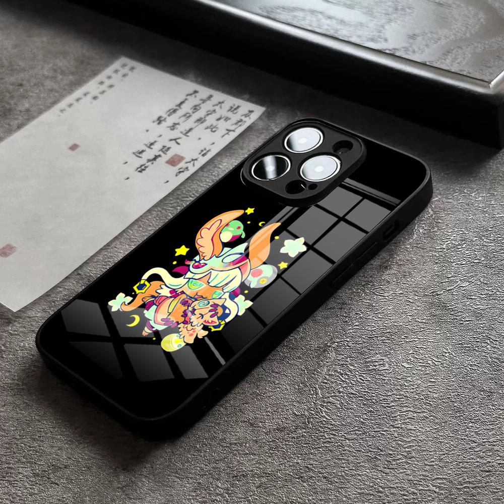 Чехол для телефона из аниме «Созданный в Бездне» для IPhone 17 Pro Max 14 Pro 15 12 11 13 Mini X XR XS 16 Plus SE Стеклянный чехол