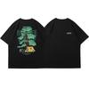 New American Casual Summer Style Outdoor Trend Shortsleeved Allcotton Breathable Loosefitting Innerlayer Tshirt