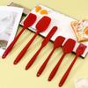 6PCS/SET Heat-resistant Cooking  Mixing Spatula Food Grade Butter Spreader Cream Scraper  Cake