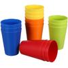 15-Piece Set of 200ml Heat-Resistant Plastic Cups, Shatter-Resistant and Reusable, Ideal for Kindergartens and Daycares, Random Colors