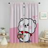 Затемняющая штора для комнаты 2 панели Kpop-B-T-21 Домашний интерьер Шторы для затемнения камеры Перегородка Украшение на Хэллоуин Гостиная