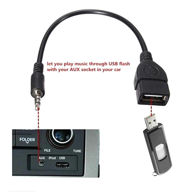 Аудиокабель для USB-аудиокабеля Автомобильная электроника для воспроизведения музыки Автомобильный аудиокабель