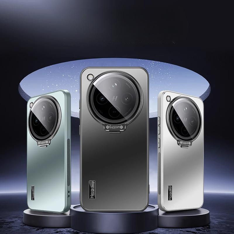 Металлический чехол-держатель объектива камеры для OPPO Find X8 Pro X7 Ultra X6Pro, противоударный матовый, невидимая задняя крышка-подставка, невидимый кронштейн