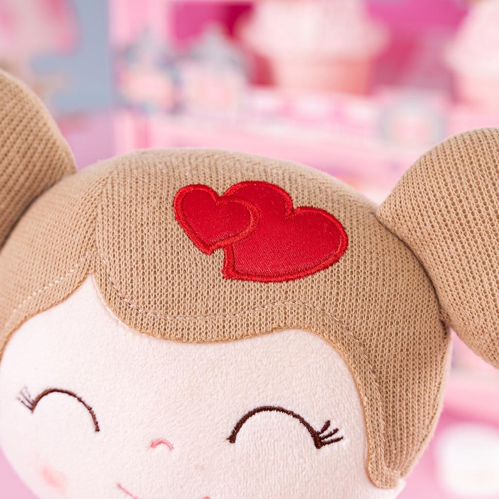 Мягкие куклы Spring Girl Love Flocking Baby Girls Gift Мягкие куклы Идеи рождественских подарков Подарки на день рождения Кукла Красная