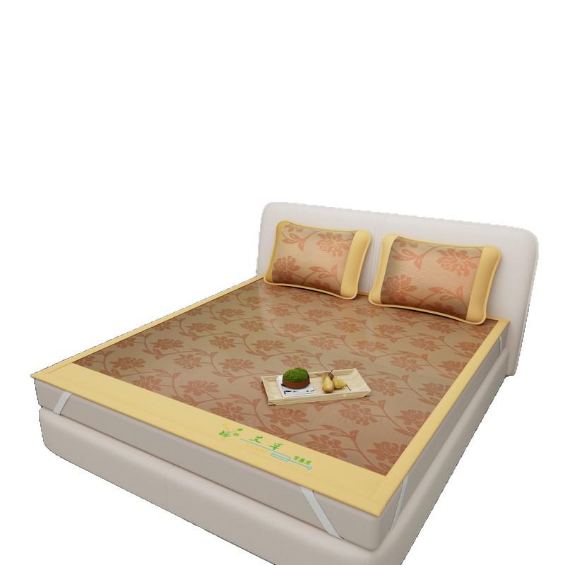 Foldable Wormwood Rattan and Bamboo Cooling Mat