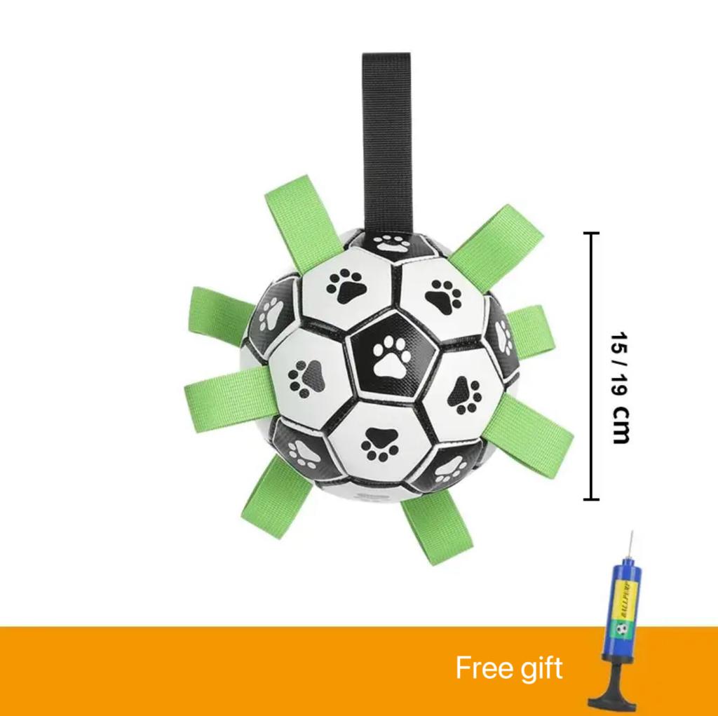 Pet Soccer Ball Interactive Football Dog Outdoor Training Balls Sporty Fetching Ball Durable Outside Dog Bite-resistant Balls