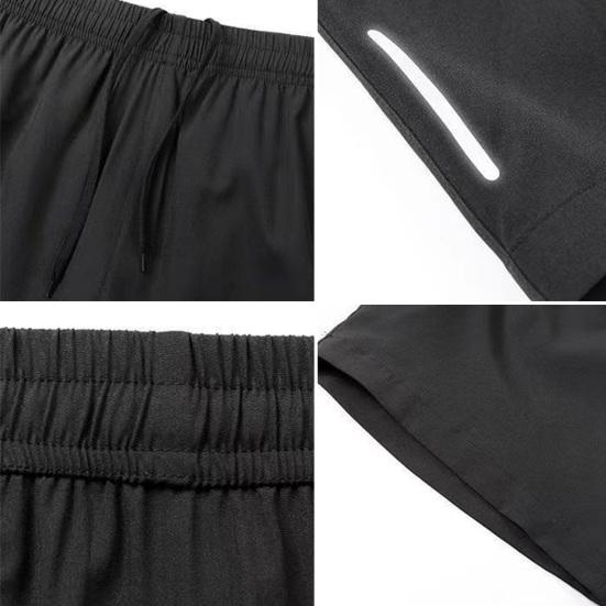 Мужские пляжные шорты с эластичной резинкой на талии, быстросохнущие, повседневные короткие брюки с укрепленными карманами, уличная одежда