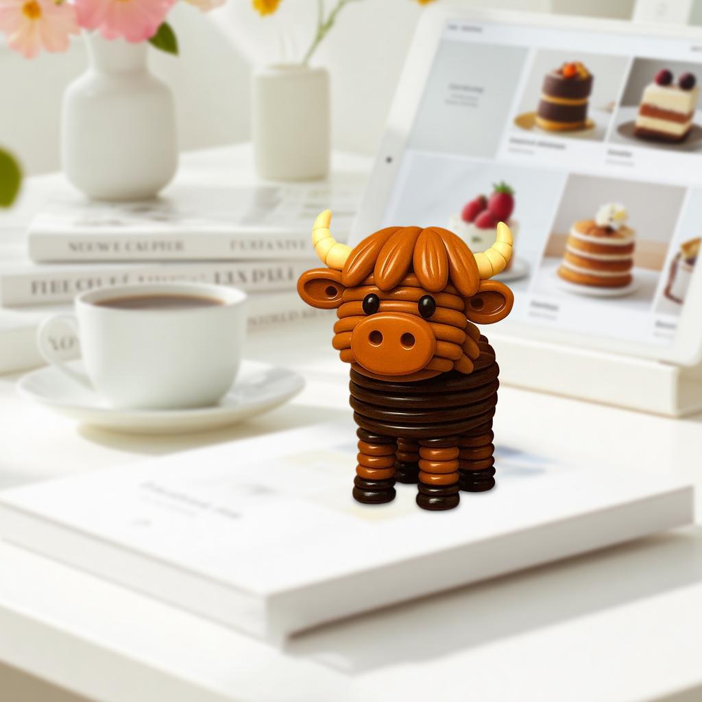 Набор для изготовления украшения «Корова из пуговиц» своими руками