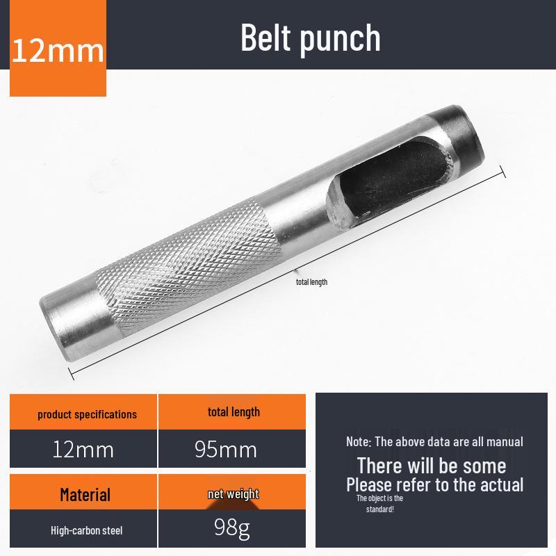 Прямой удар: Компактный ручной инструмент для пробивания отверстий из кожи и липы для ремней и ремешков для часов