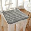 Seat Cushion Trapezoidal Shape Adjustable Straps Plush Material Chair Pad Dining Office Car Seat Cover Home Accessory