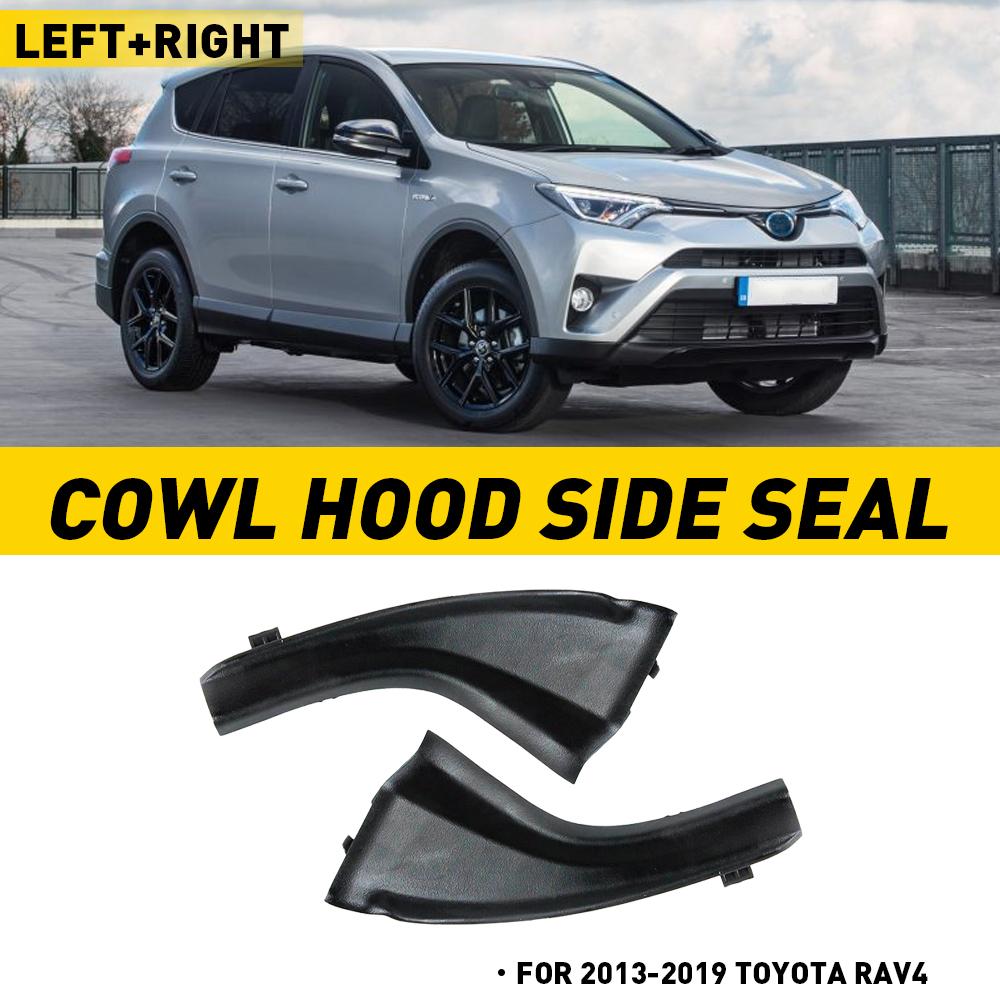 2 шт. Накладка-расширитель жабо стеклоочистителей, крышка крыла для Toyota RAV4 2013 2014 2015 2016 2017 2018 2019, автомобильные аксессуары