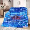 Luffy D Cartoon Print Blanket Warm Comfortable Flannel Blanket Suitable for Bedrooms,Sofas, Beds,Chairs,Travel -QIAO53