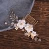 Аксессуары для волос Tuanming Bridal Flower Comb — элегантный европейский и американский вечерний стиль