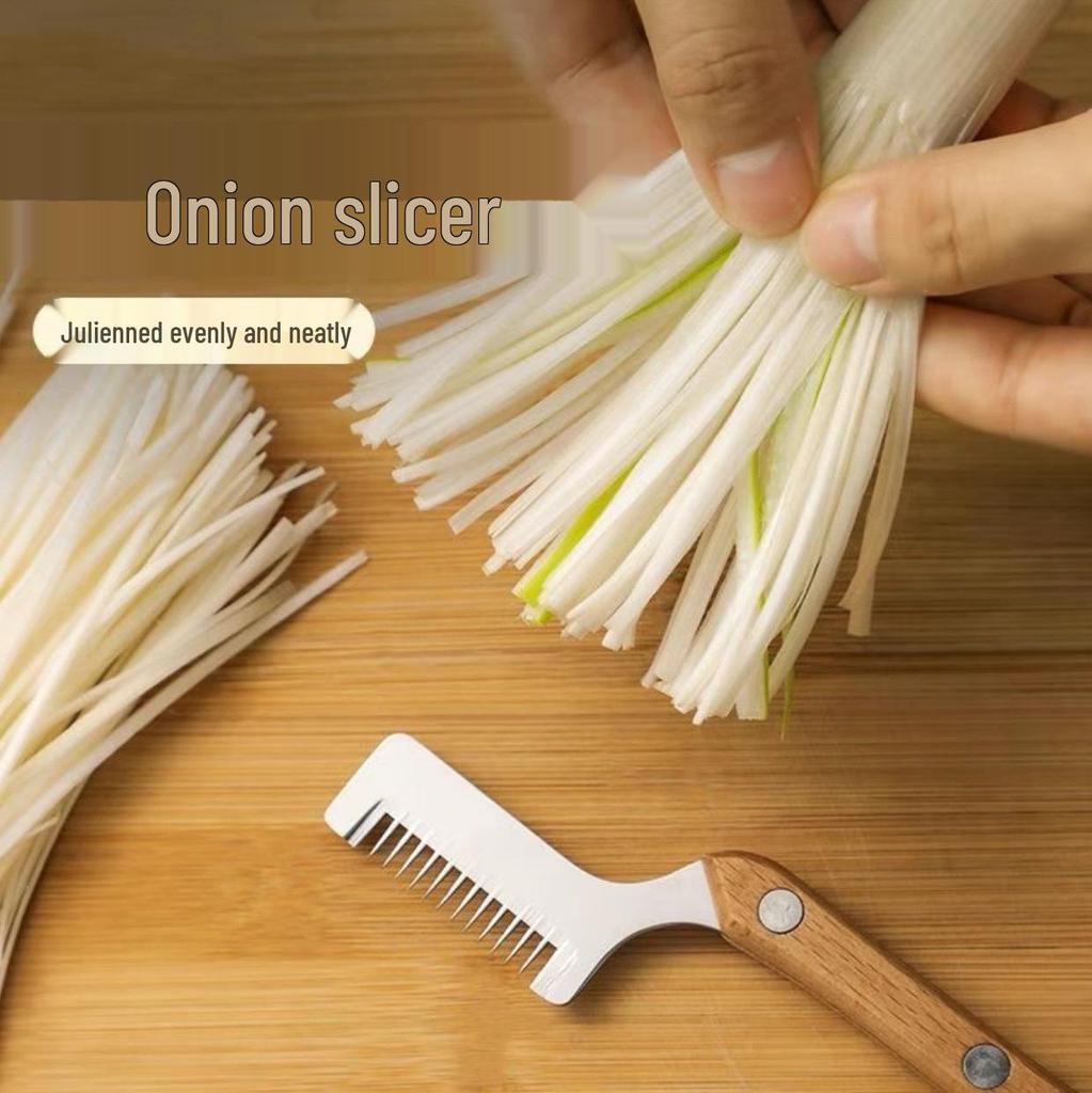 Ультратонкая шинковка для лука и зеленого лука Кухонный инструмент