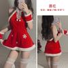 Sexy lingerie christmas velvet nightdress cosplay sexy new robe c uniform set 1