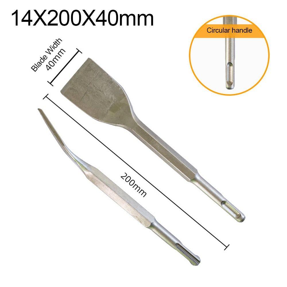 Изогнутая плоская зубило с локтевой головкой, стальная электрическая дрель-перфоратор, ударная дрель-перфоратор для кирпича