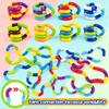 Сенсорная игрушка-спиннер Tangle Twister, разноцветная, гибкая, съемная, для снятия стресса, против тревожности, для концентрации на рабочем столе, успокаивающая ручная игрушка-фиджет