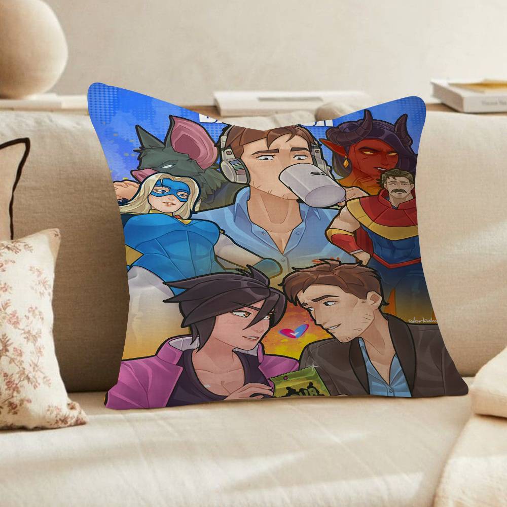 Cool Hot Visual Novel Game DDispatchES pillow cover sofa cushion cover home room decoration children gift
