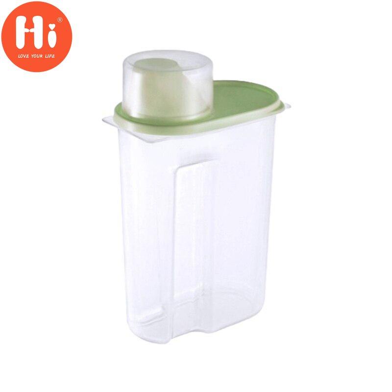 Hi 4pcs Food Sealed Jar With Lid Household Kitchen Storage Cans For Dried Fruit Snacks 1.9/2.5L