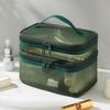 Multifunctional Transparent Mesh Travel Cosmetic Bag Storage 2/3 layer Toiletry Bag Large Capacity Makeup Case Cosmetic Storage
