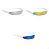 3 Pcs Funny Futuristic Narrow Color Visor Sunglasses