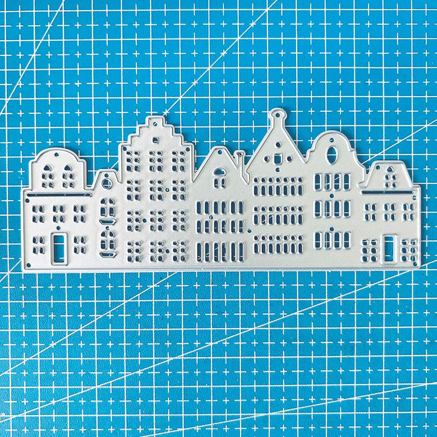 House Dies Cuts For Card Making, Cutting Dies, Metal Die Cutting Mold, Scrapbooking Dies, DIY Etched Embossing Stencil For Craft