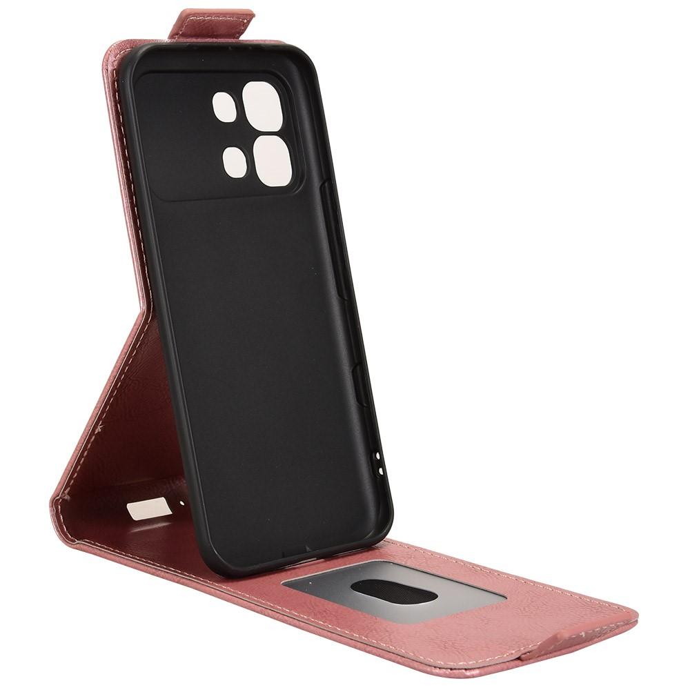Flip Case for Infinix - Leather/PU, Rose Gold