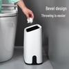 Open-Top Stylish Household Trash Can for Bathroom and Living Room - Large Capacity for Home and Hotel
