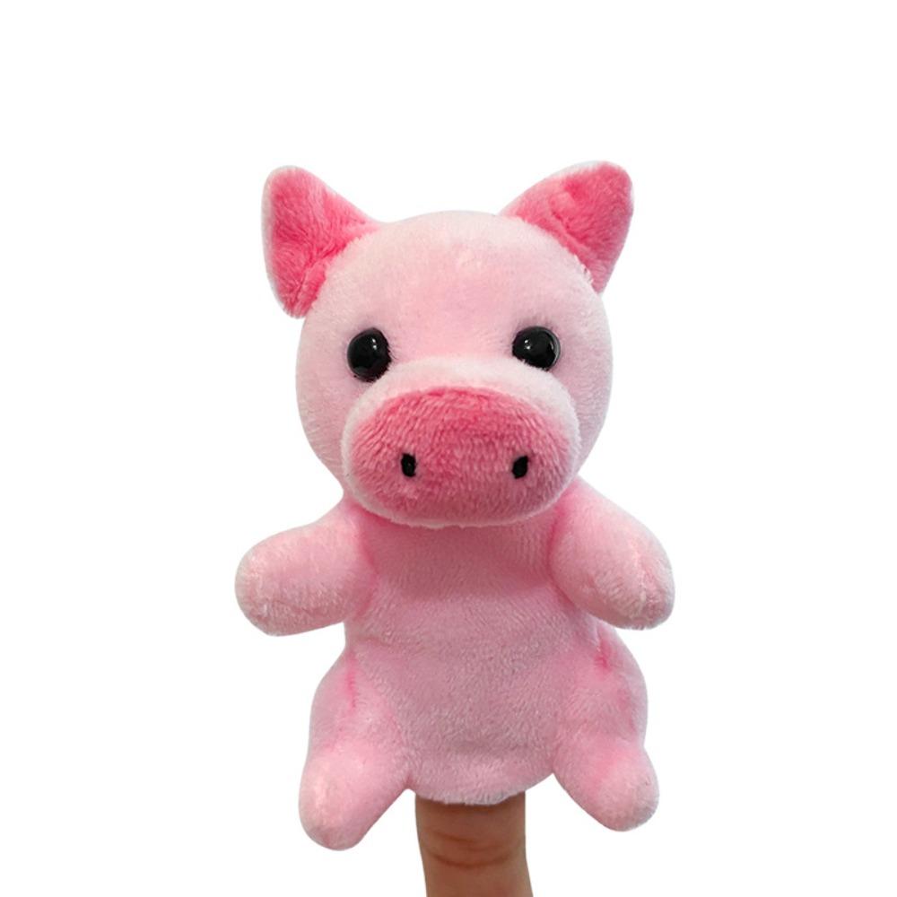 Plush Animals Finger Puppet Toys Tell Story Interactive Toys Kids Animal Hand Puppet Children Gift