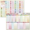 LearnEASY Set Multiplication Table and Division Table Visually Understand and Learn English Bath Poster Audio QR Code Large A2 Size Elementary School