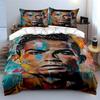Abstract portrait with colors. Bedding sets Duvet cover sets Duvet covers Pillowcases(1 * Duvet Cover 2 * Pillowcases without duvet insert)