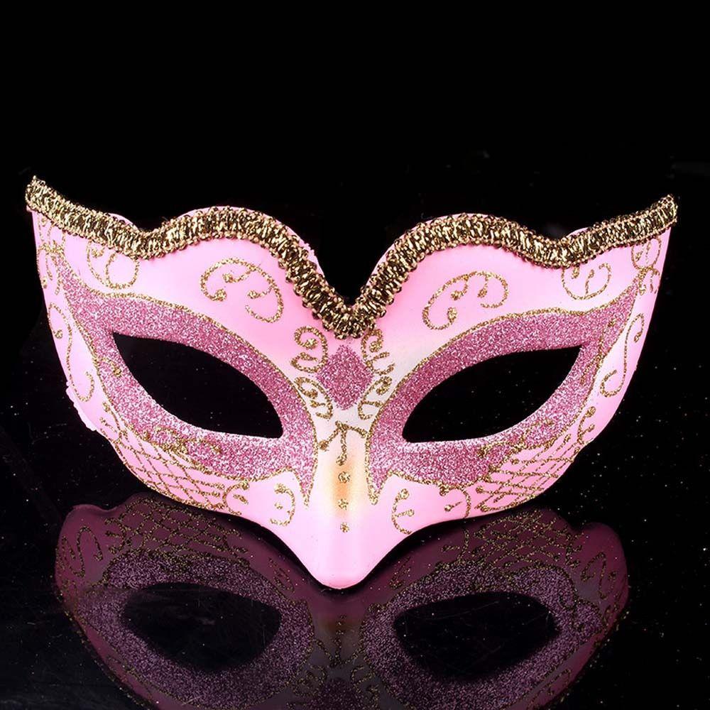 Eye Half Face Halloween Mask Plastic Makeup Props Mask Decoration Prop Masquerade Mask Toys Gifts