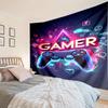 Geek Gamer Culture Tapestry, Unique Design Tapestry, Wall Decor for Bedroom,Livingroom, Playroom,Heartwarming Fan Holiday Gifts